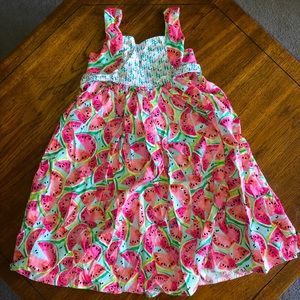 Girls size 8 watermelon print dress